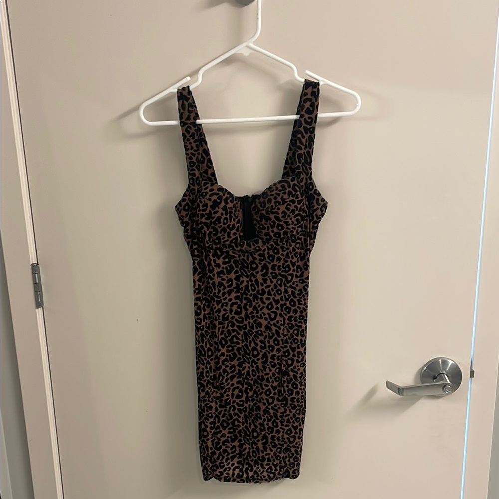 Leopard Print Bodycon Dress